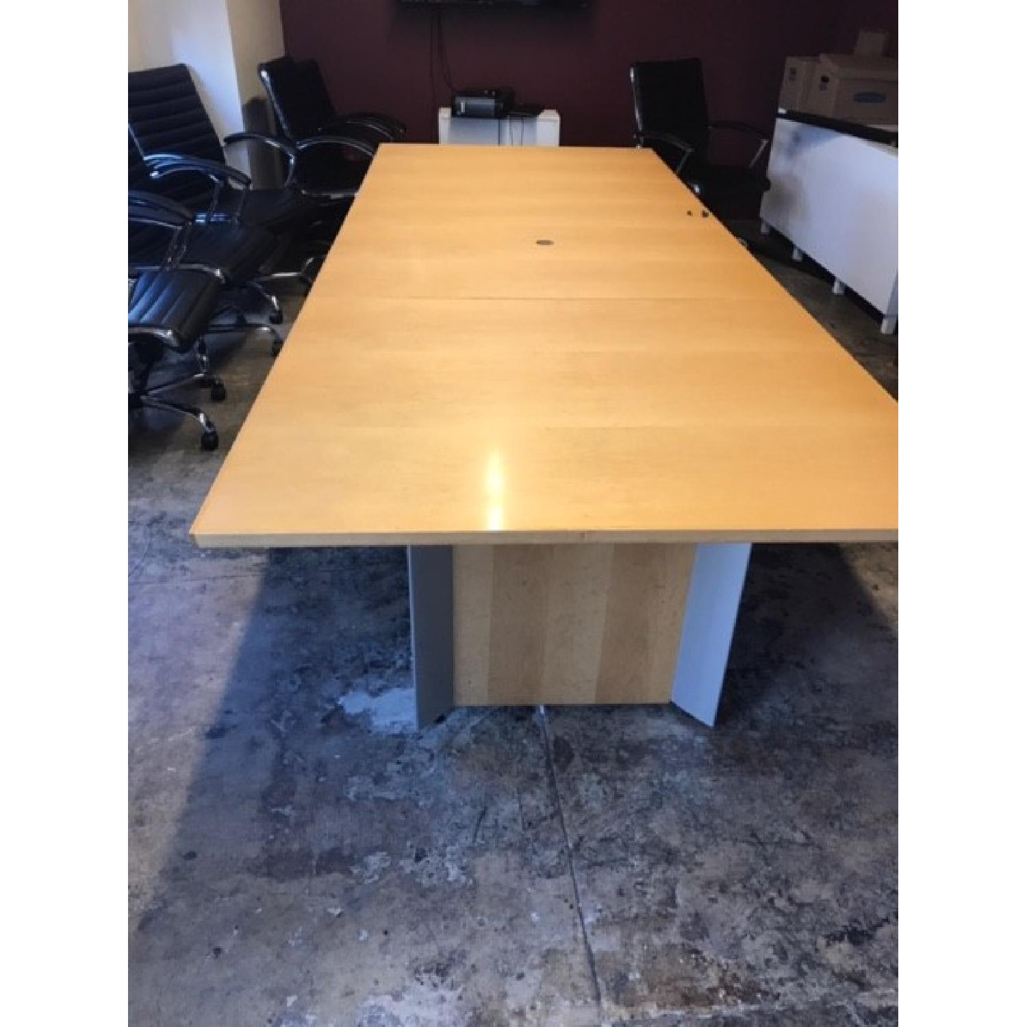 Wood Conference Room Table - image-3