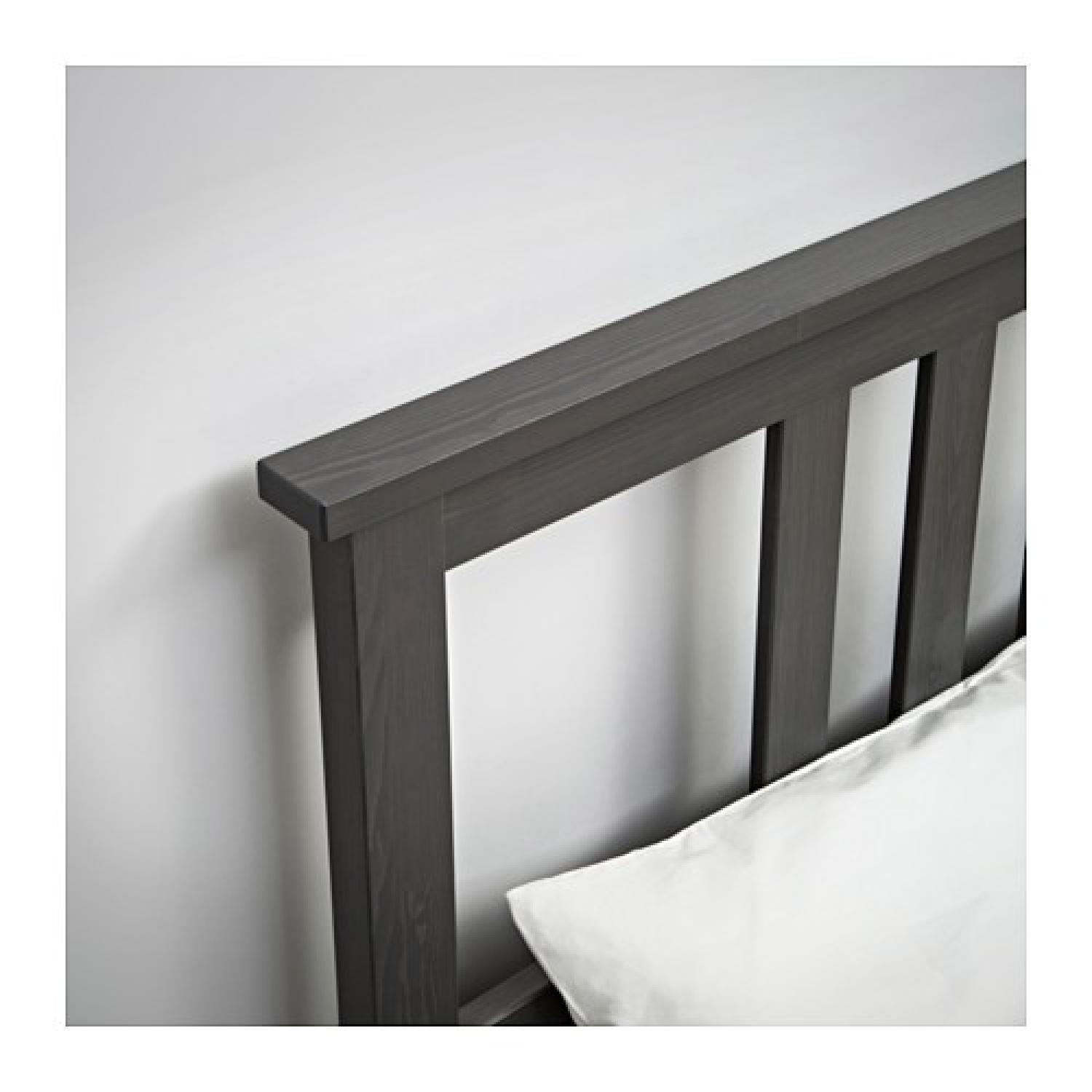 Ikea Hemnes Bed Frame in Gray - image-1