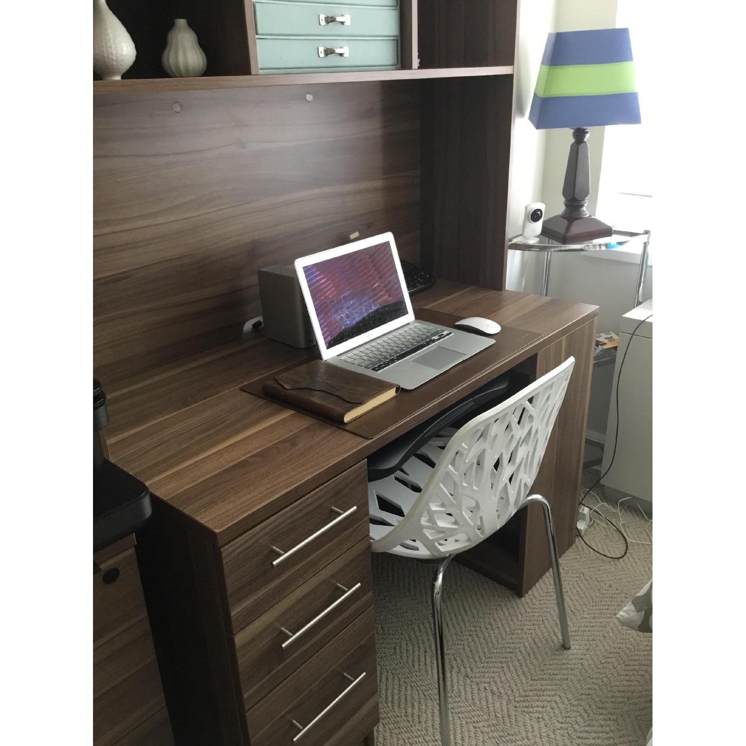 All Modern Ergo Series Computer Desk & Hutch - image-4