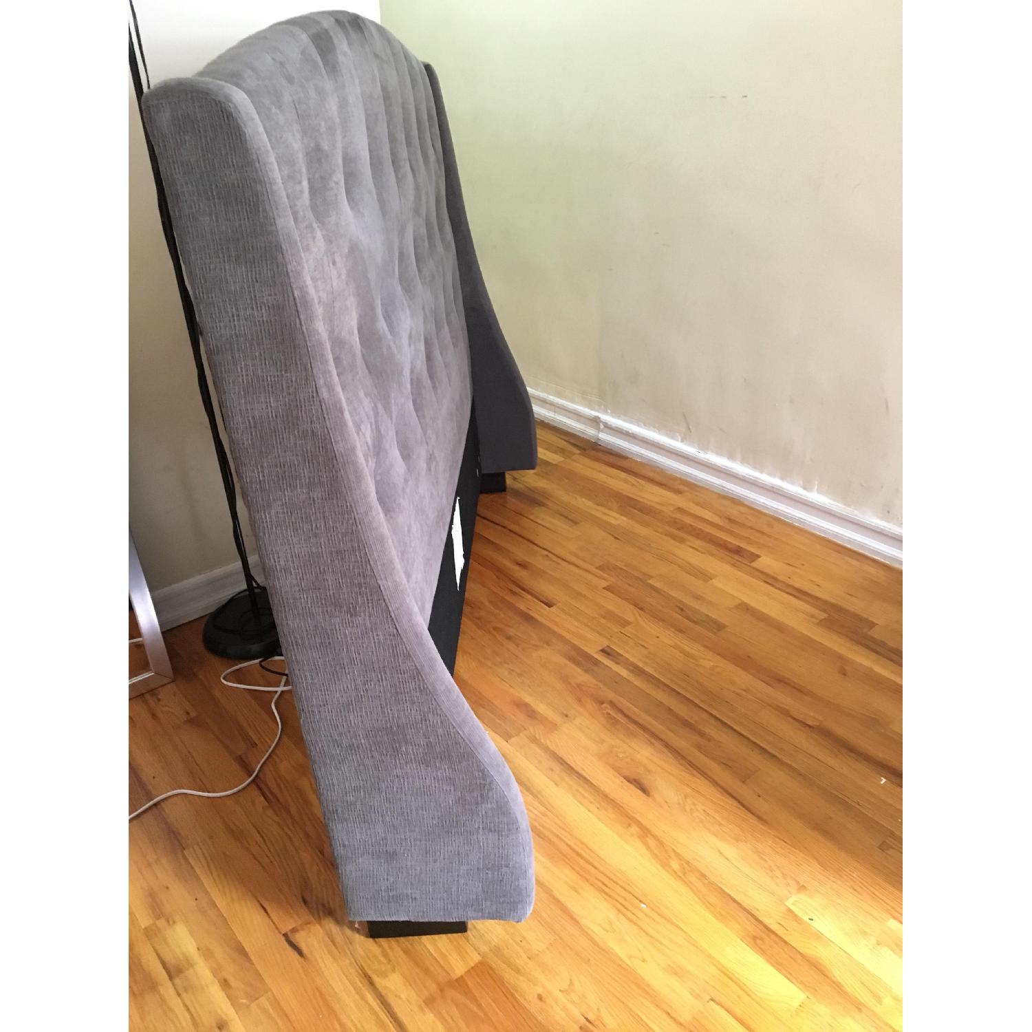 Target  Dark Grey Tufted Full/Queen Headboard - image-3