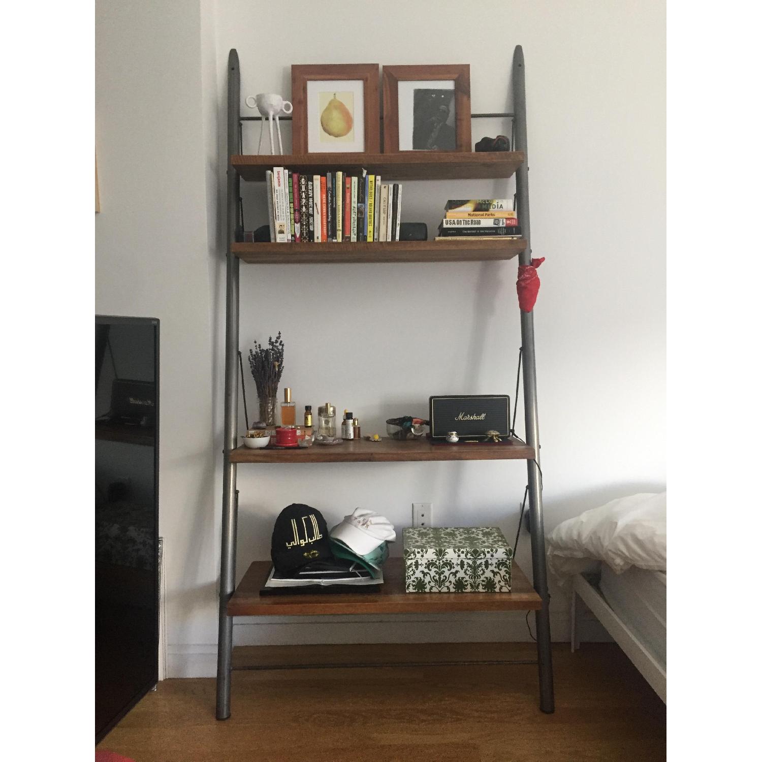 Crate & Barrel Leaning Wall Shelf AptDeco