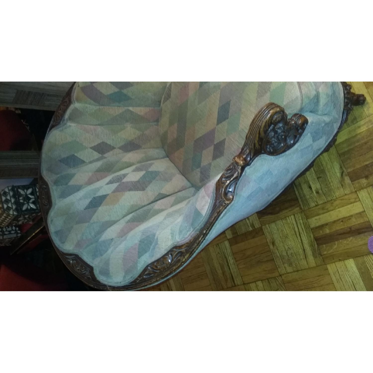 Vintage Green Armchair - image-2