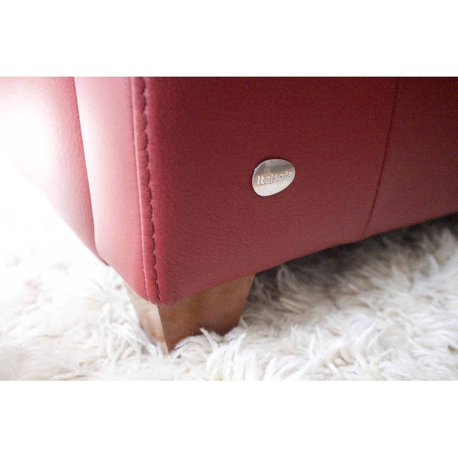 Natuzzi Italsofa Leather Club Chair/Recliner - image-6