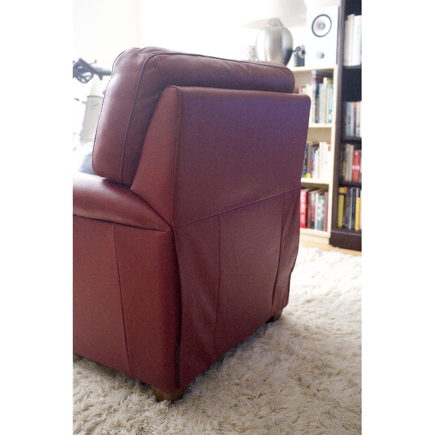 Natuzzi Italsofa Leather Club Chair/Recliner - image-7