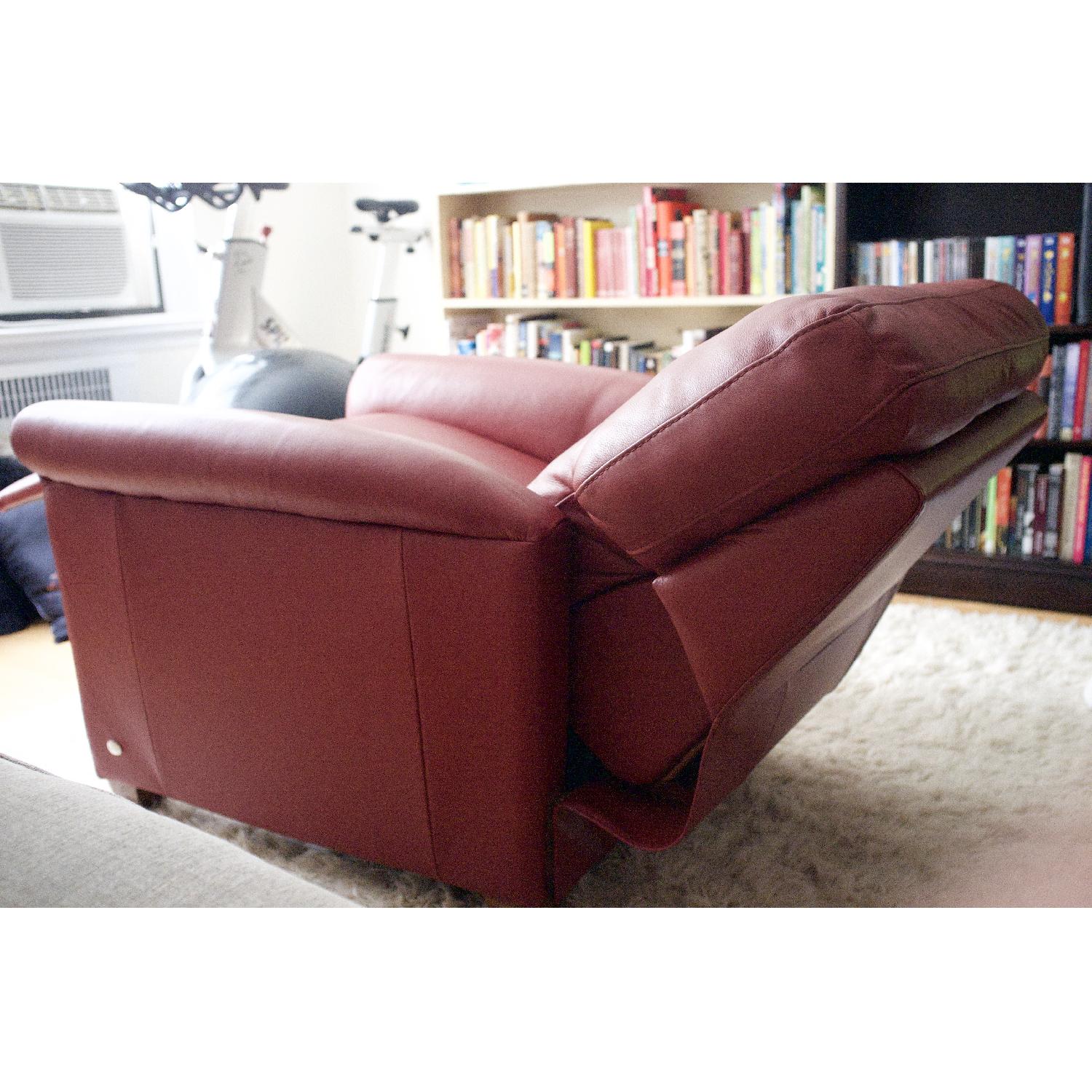 Natuzzi Italsofa Leather Club Chair/Recliner - image-8