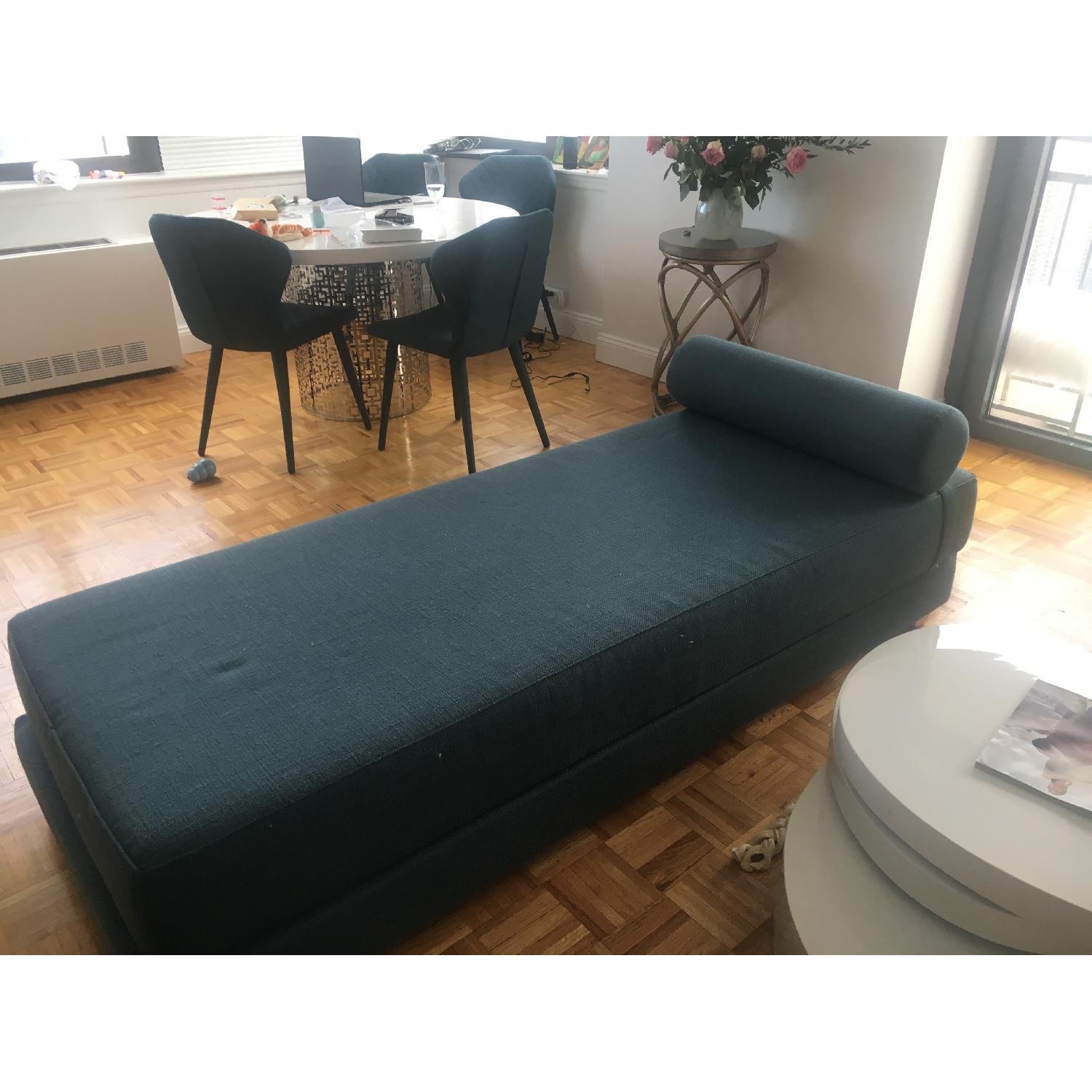 CB2 Lubi Turquoise Daybed - image-1