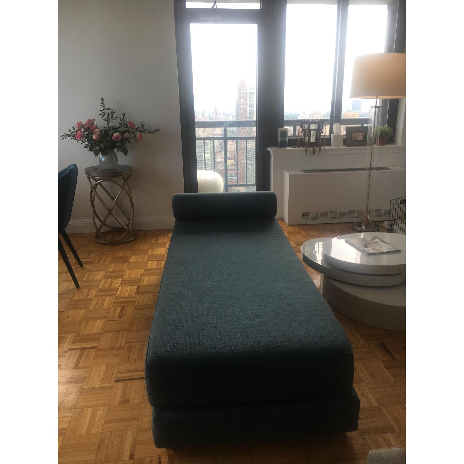 CB2 Lubi Turquoise Daybed - image-3