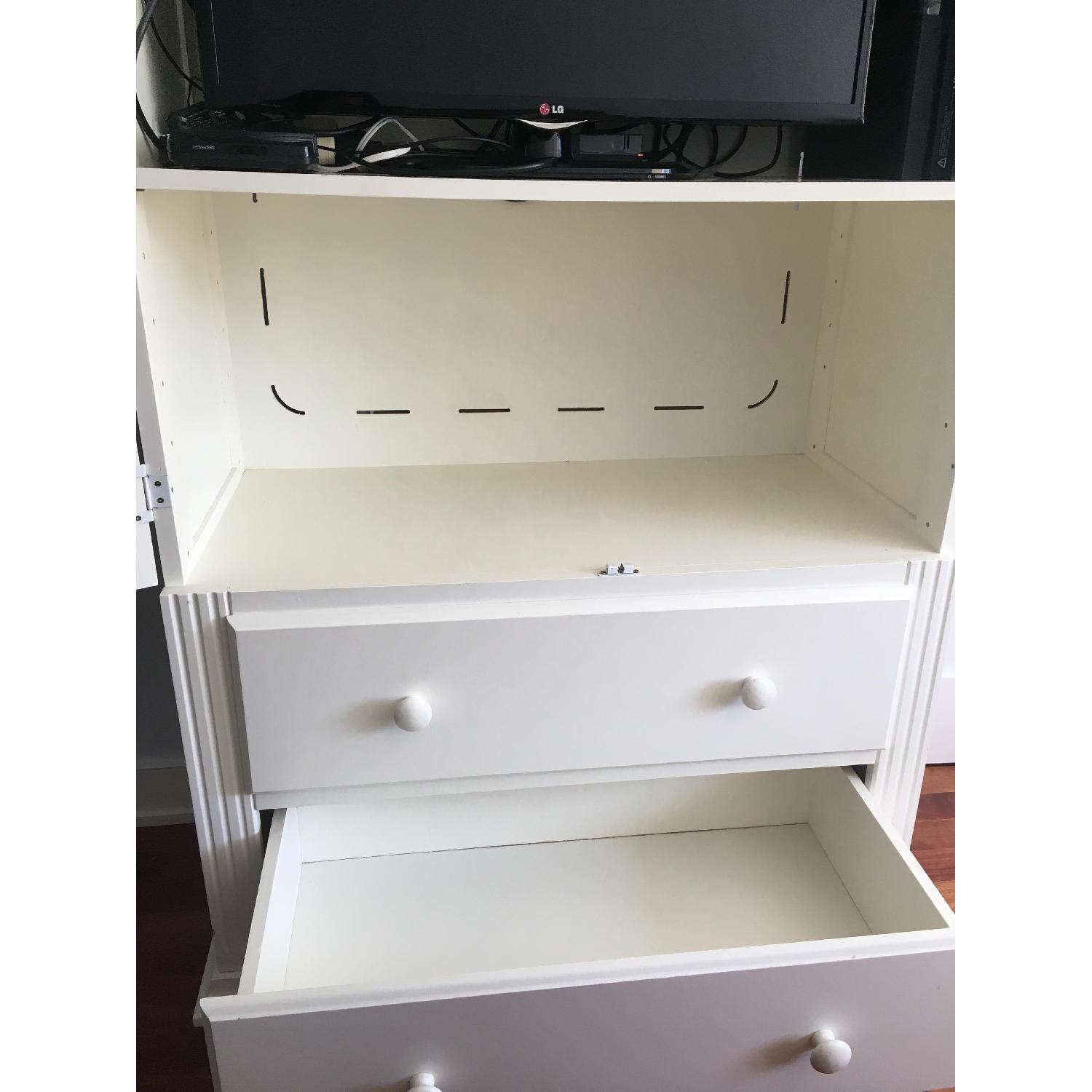 Sorelle Vista Armoire in French White - image-6