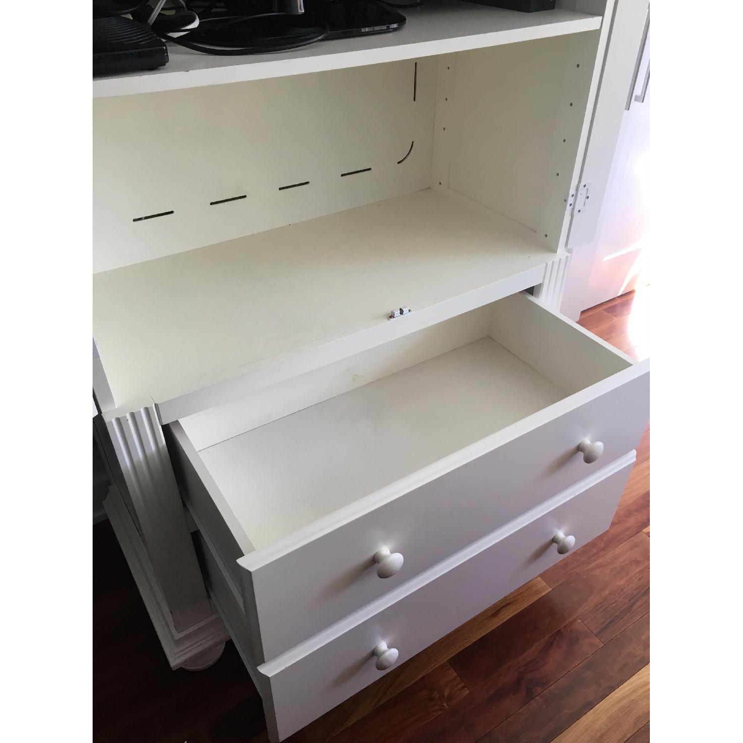 Sorelle Vista Armoire in French White - image-8