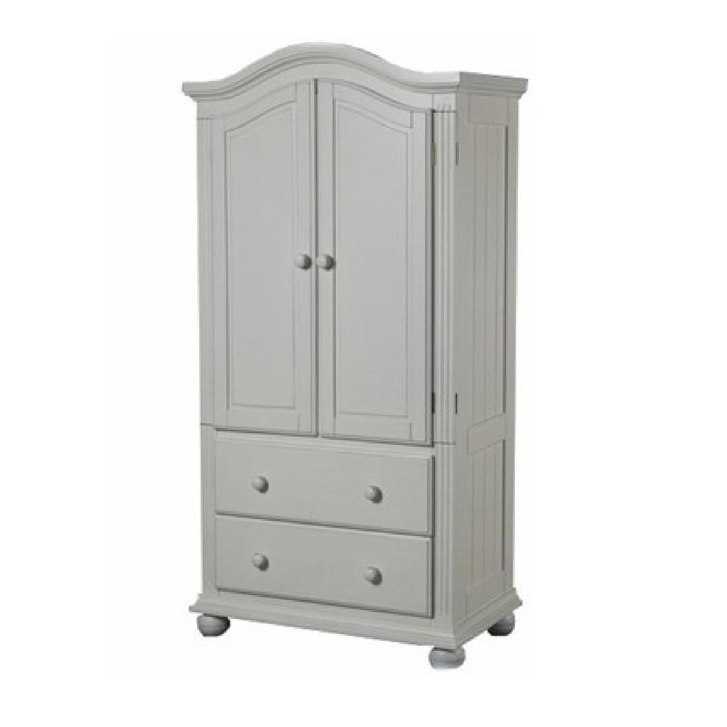 Sorelle Vista Armoire in French White - image-0