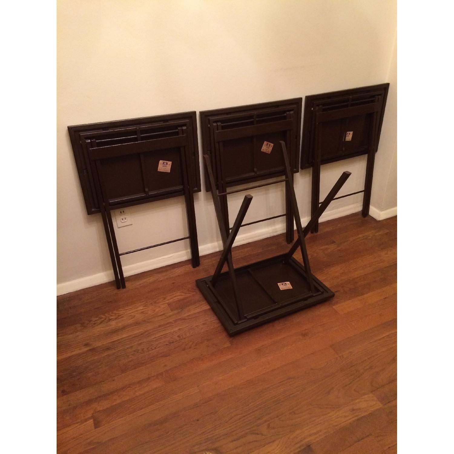 Artex Snack Tables  Set of 4 with Stand - image-8