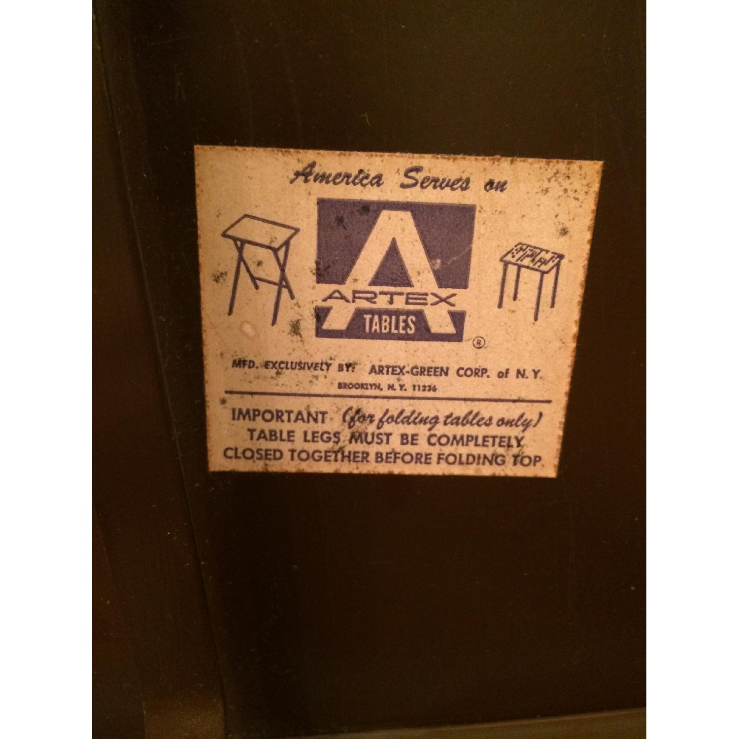 Artex Snack Tables  Set of 4 with Stand - image-9