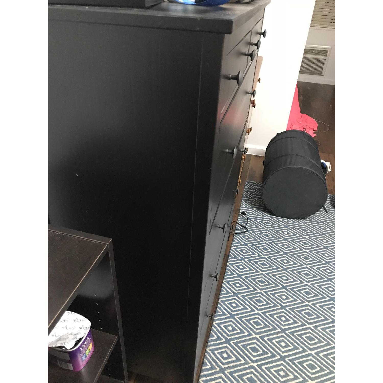 Ikea Hemnes 6-Drawer Chest in Black-Brown - image-2