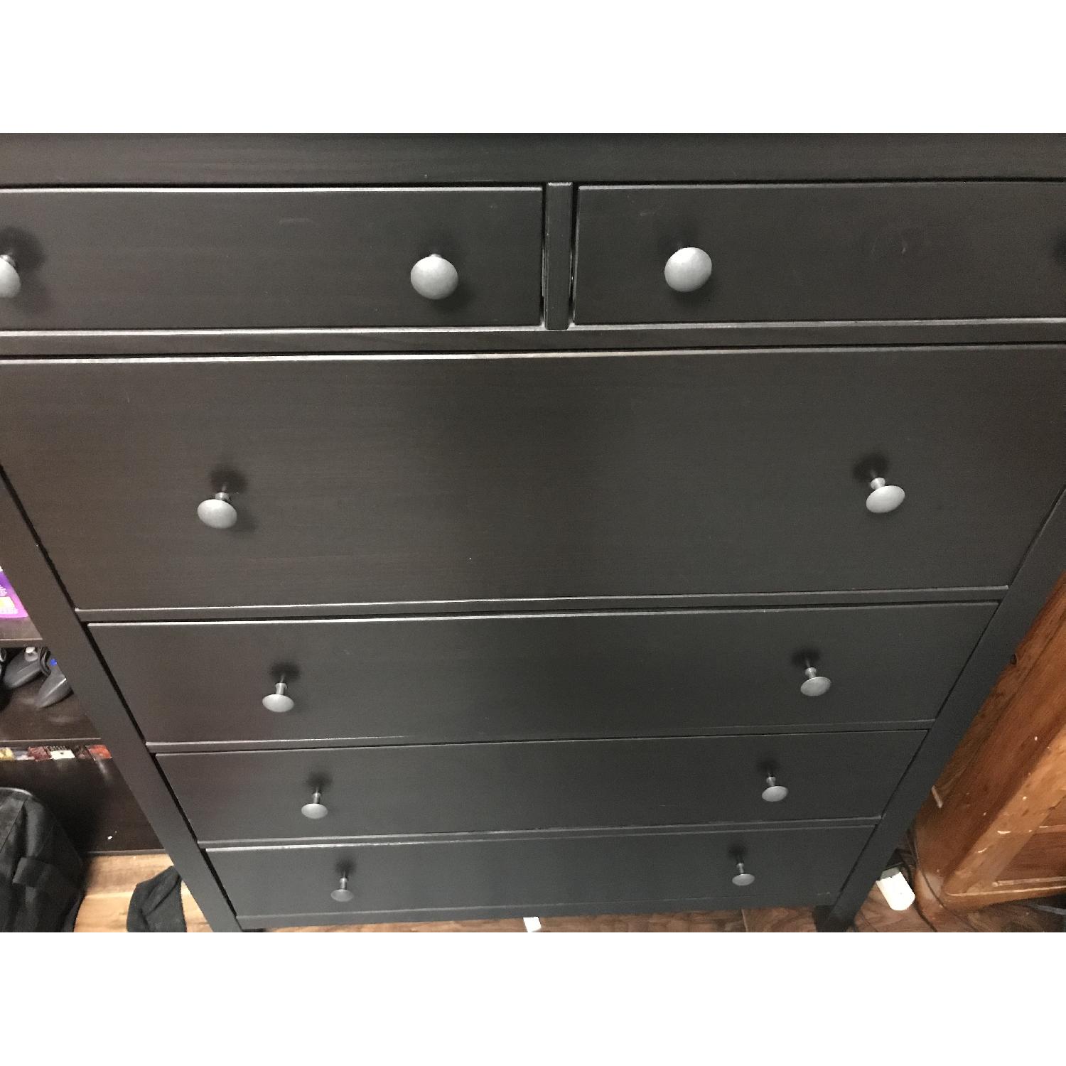 Ikea Hemnes 6-Drawer Chest in Black-Brown - image-3