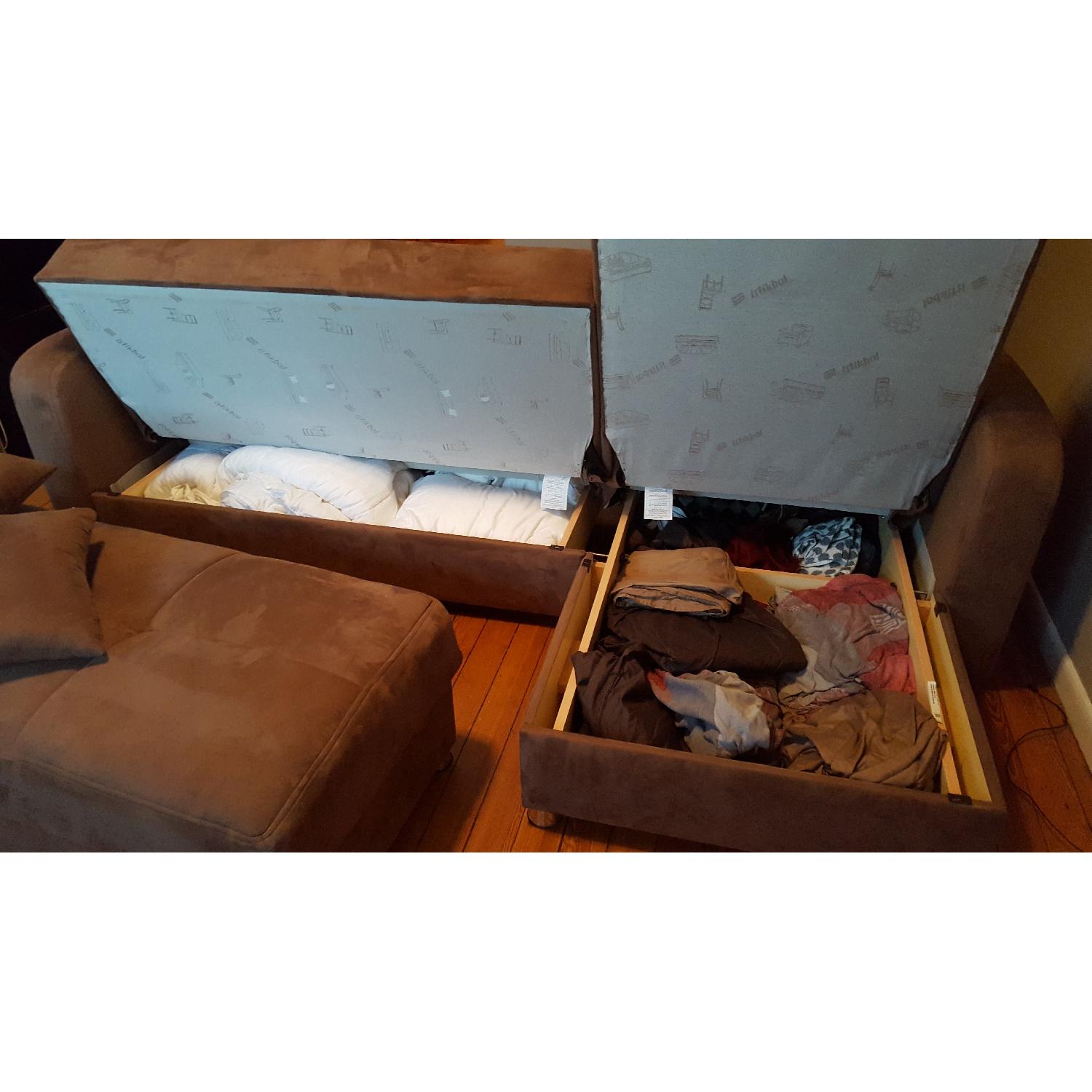 Futonland Vision Rainbow Truffle Sectional Sofa - image-2