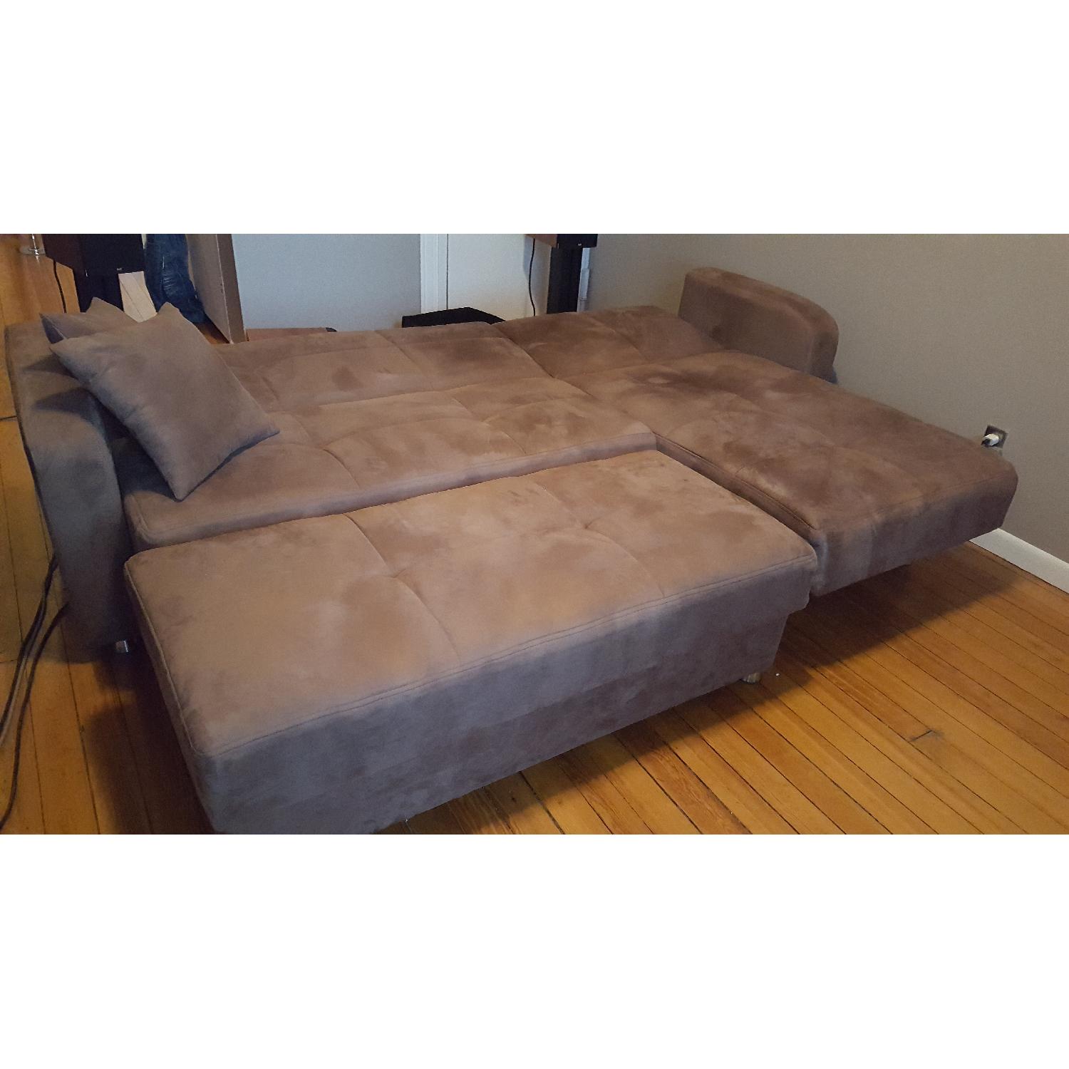 Futonland Vision Rainbow Truffle Sectional Sofa - image-3