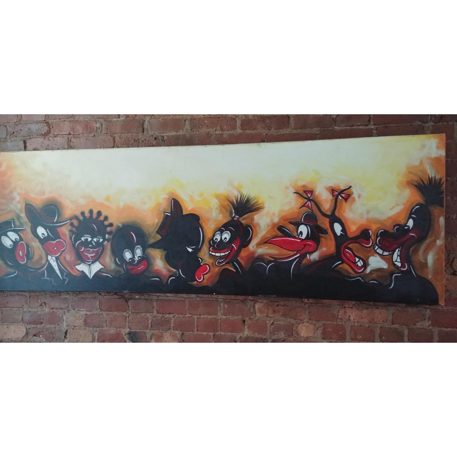 Hulbert Waldroup Painted Oil on Canvas - Cartoon - image-5