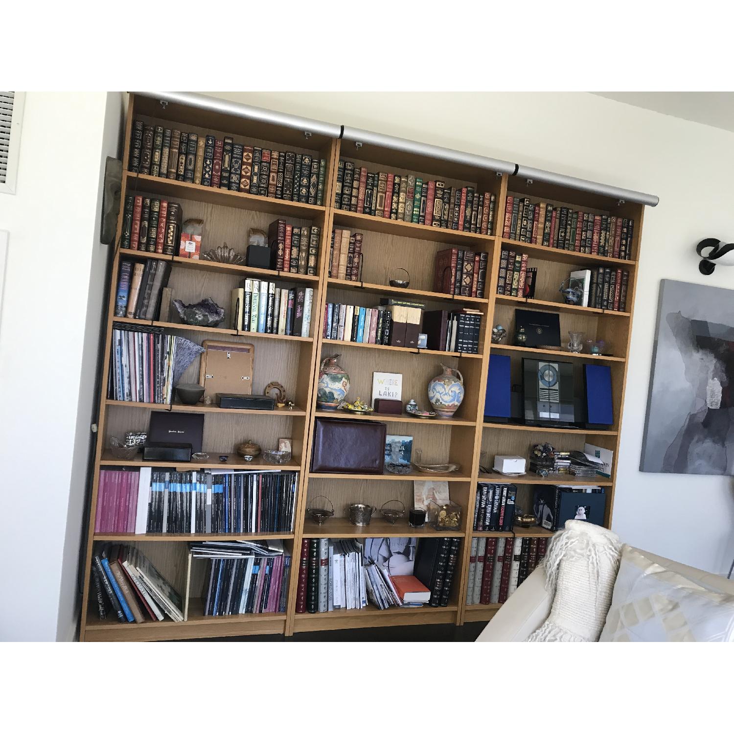 Ikea Bookcases w/ 7 Adjustable Shelves - image-1