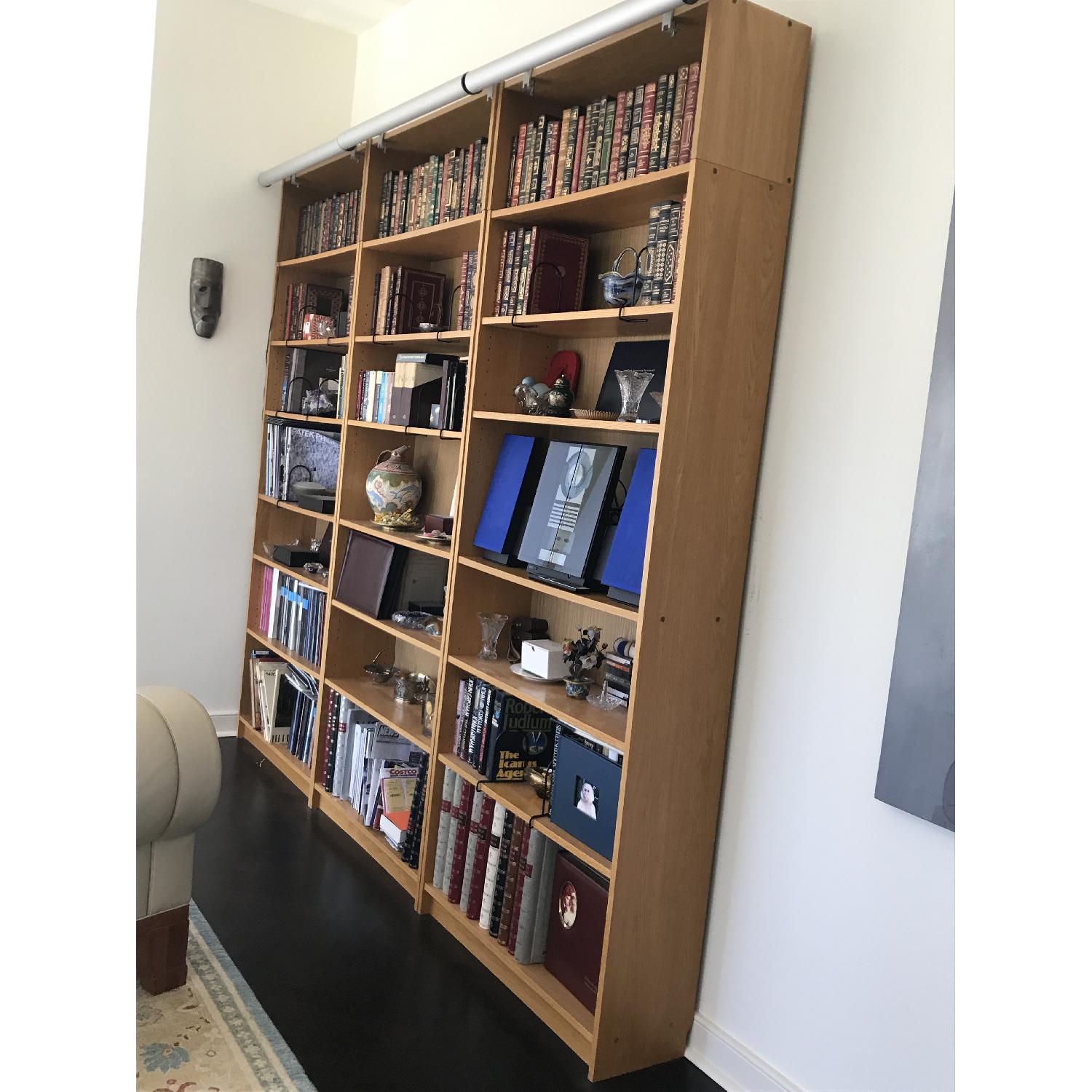 Ikea Bookcases w/ 7 Adjustable Shelves - image-5