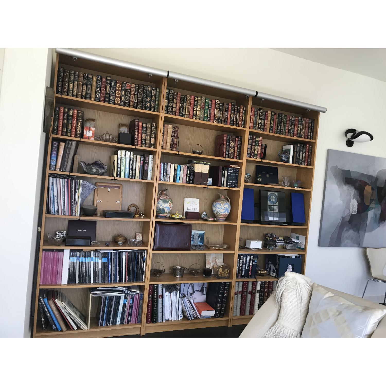 Ikea Bookcases w/ 7 Adjustable Shelves - image-6