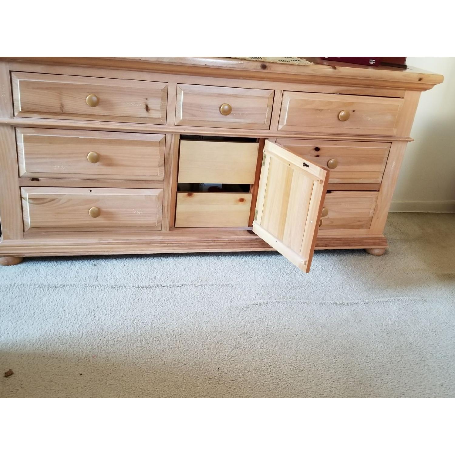 Broyhill Furniture Wood Dresser w/ Mirror - image-2