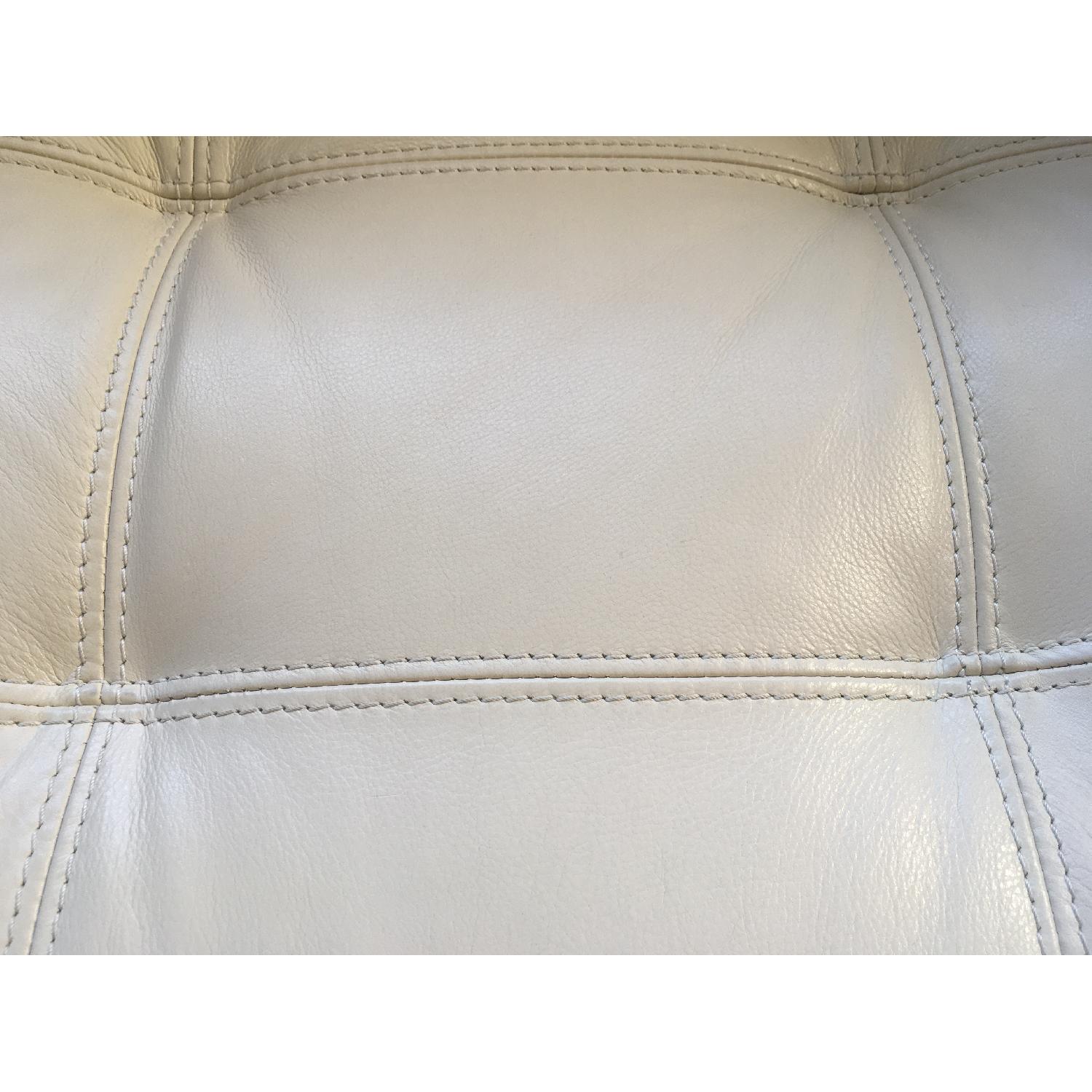 Macy's Milan Ivory Leather Chair - image-5
