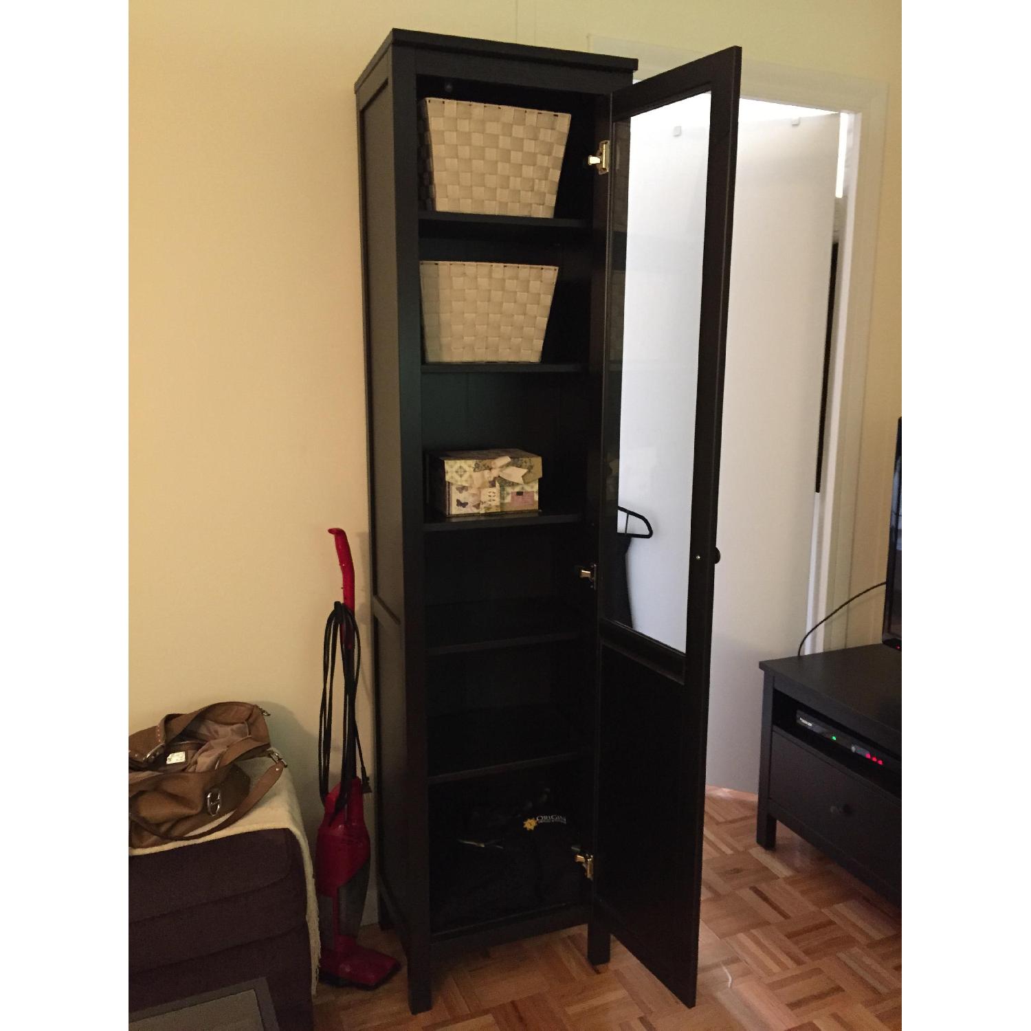 Ikea Hemnes Cabinet with Panel/Glass Door - image-3