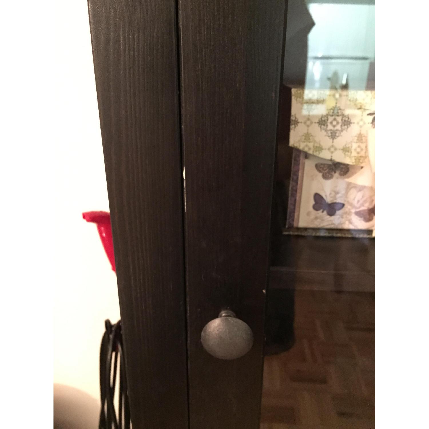 Ikea Hemnes Cabinet with Panel/Glass Door - image-5