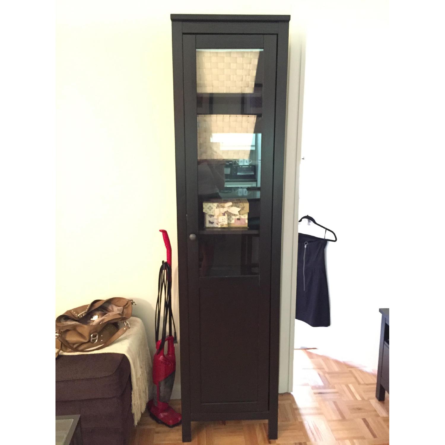 Ikea Hemnes Cabinet with Panel/Glass Door - image-6