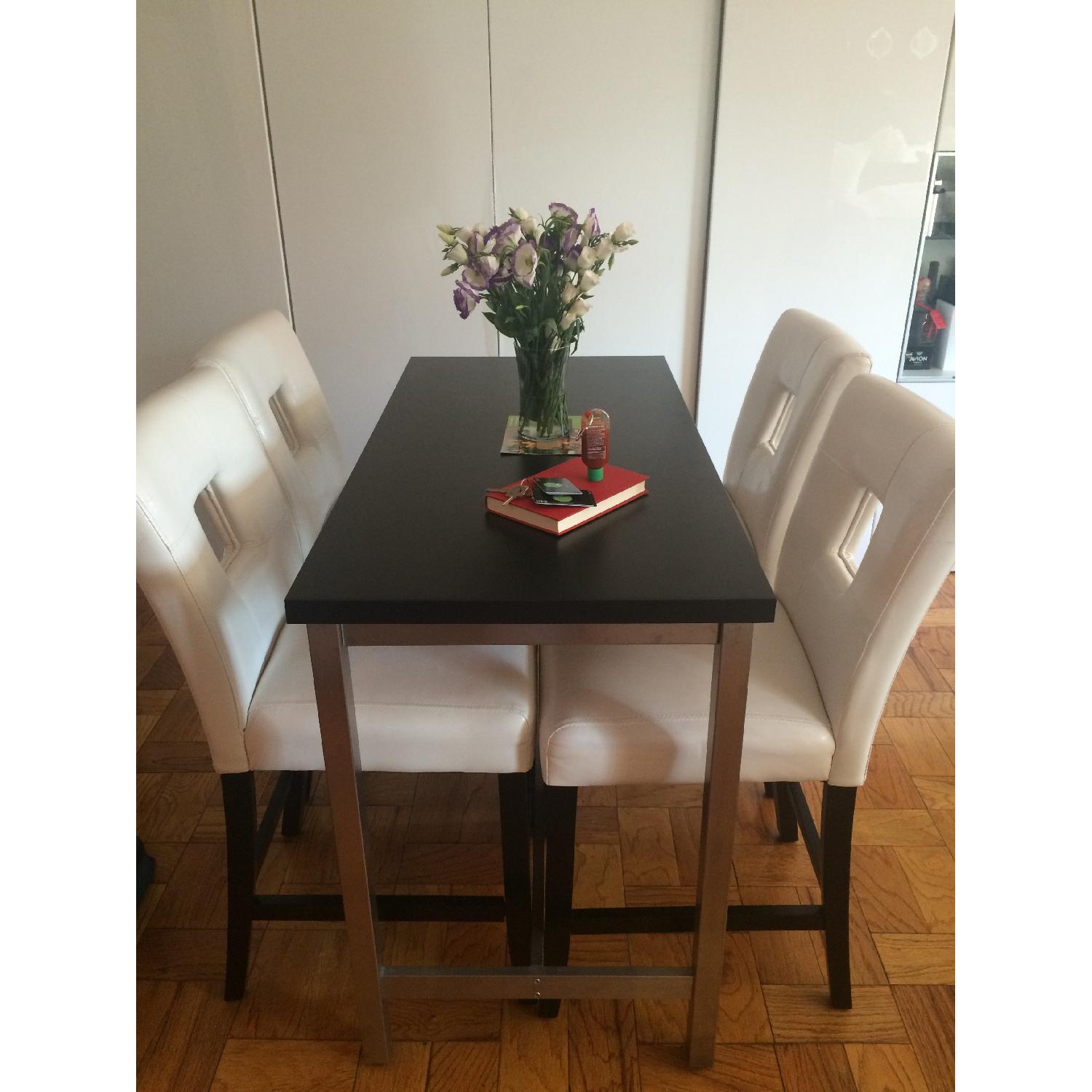 Tribecca Home Mendoza Keyhole Back Counter Height Dining Chairs - image-2