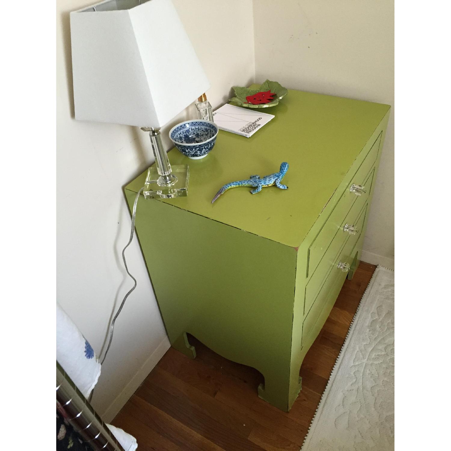 Vintage Lime Green Dresser - image-3