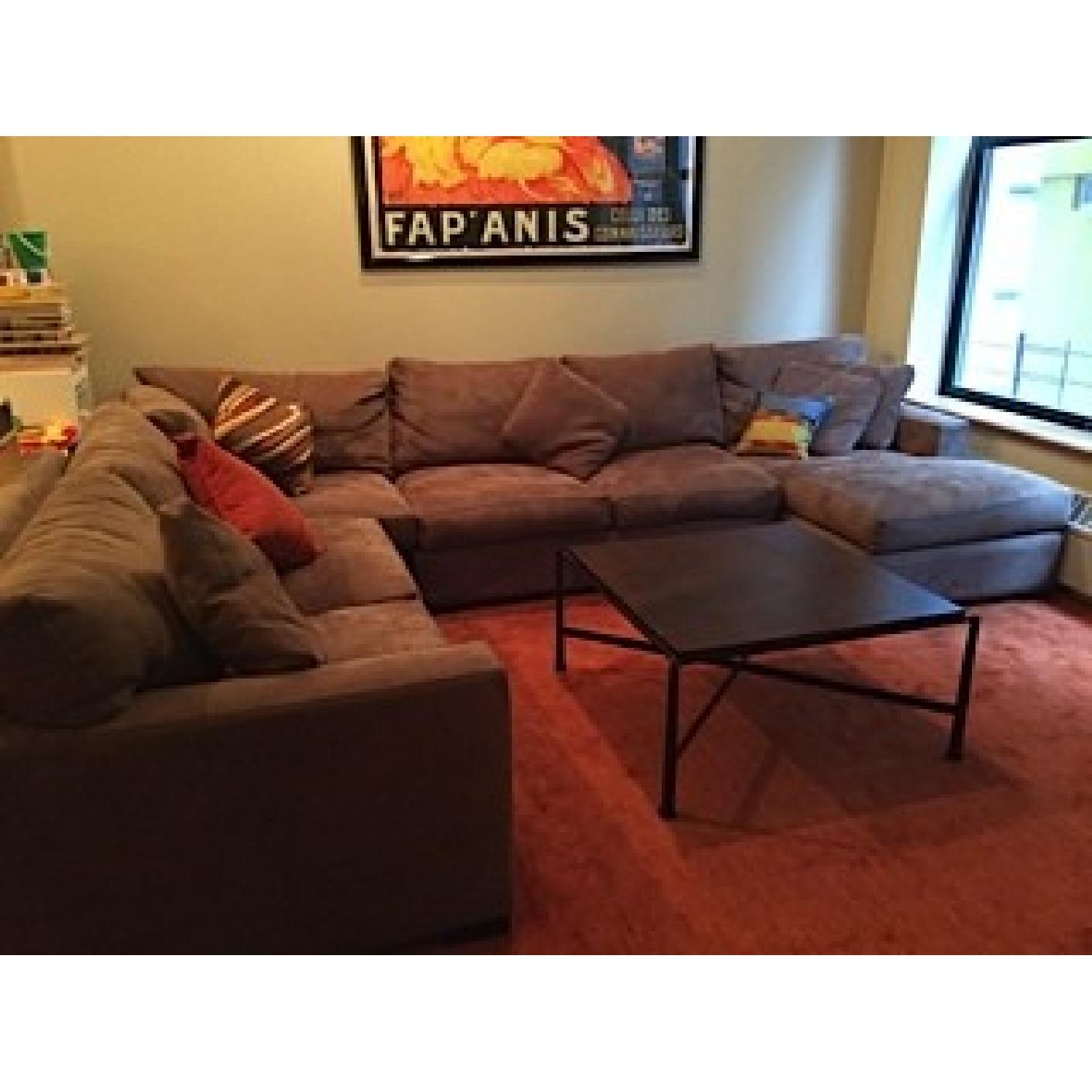 Crate & Barrel 4 Piece Axis-II Sectional Sofa - image-1