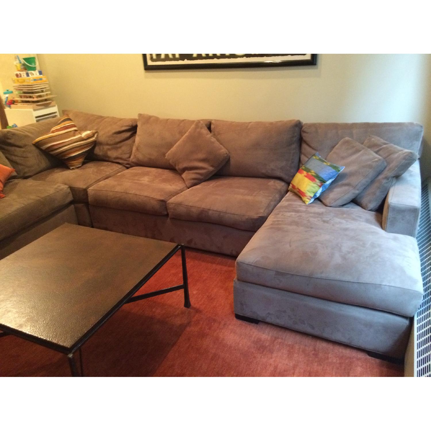 Crate & Barrel 4 Piece Axis-II Sectional Sofa - image-2