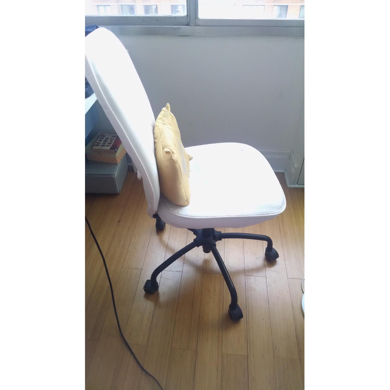 Ikea White Desk & White Chair - image-5