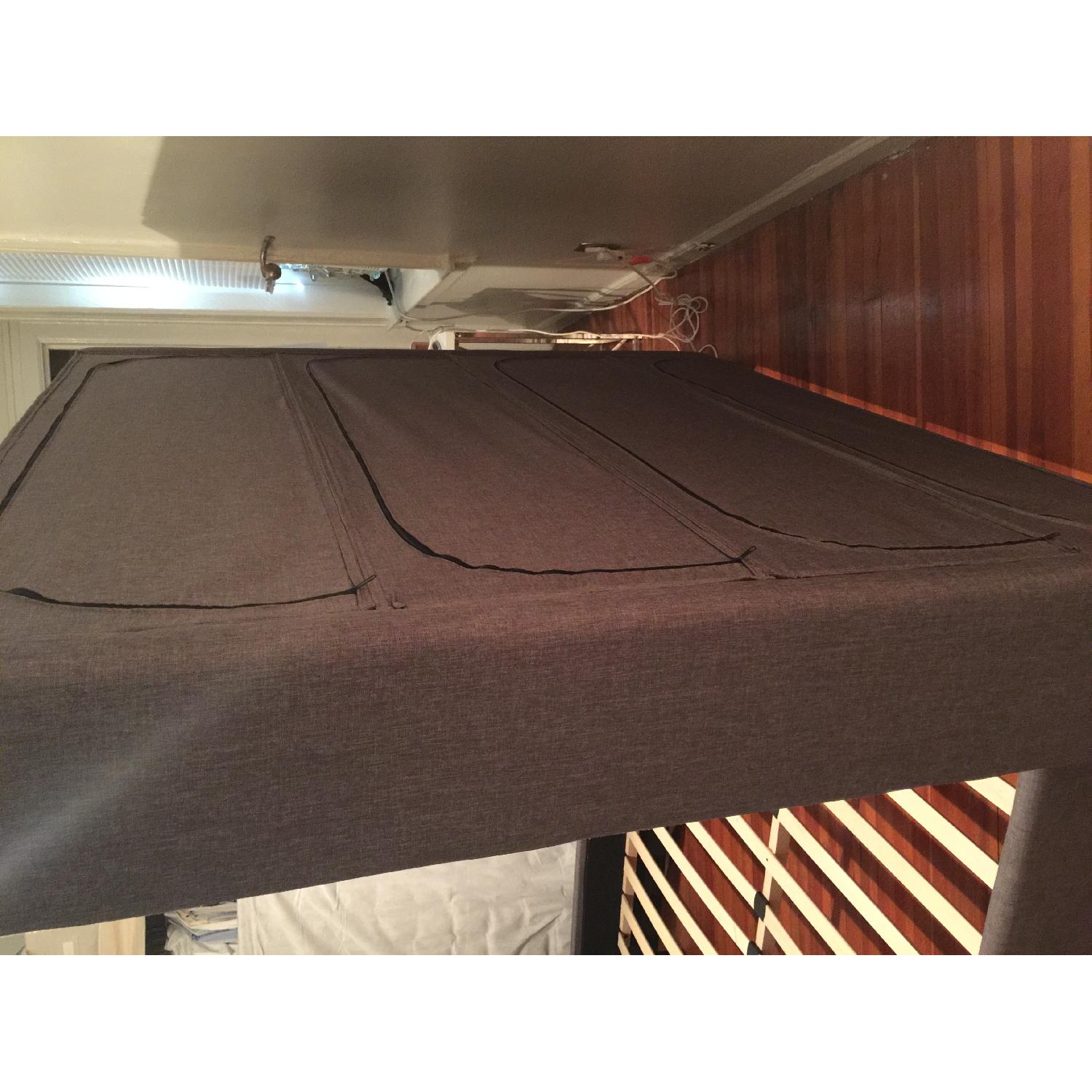 Overstock Jillian Gray Upholstered Queen Bed - image-6