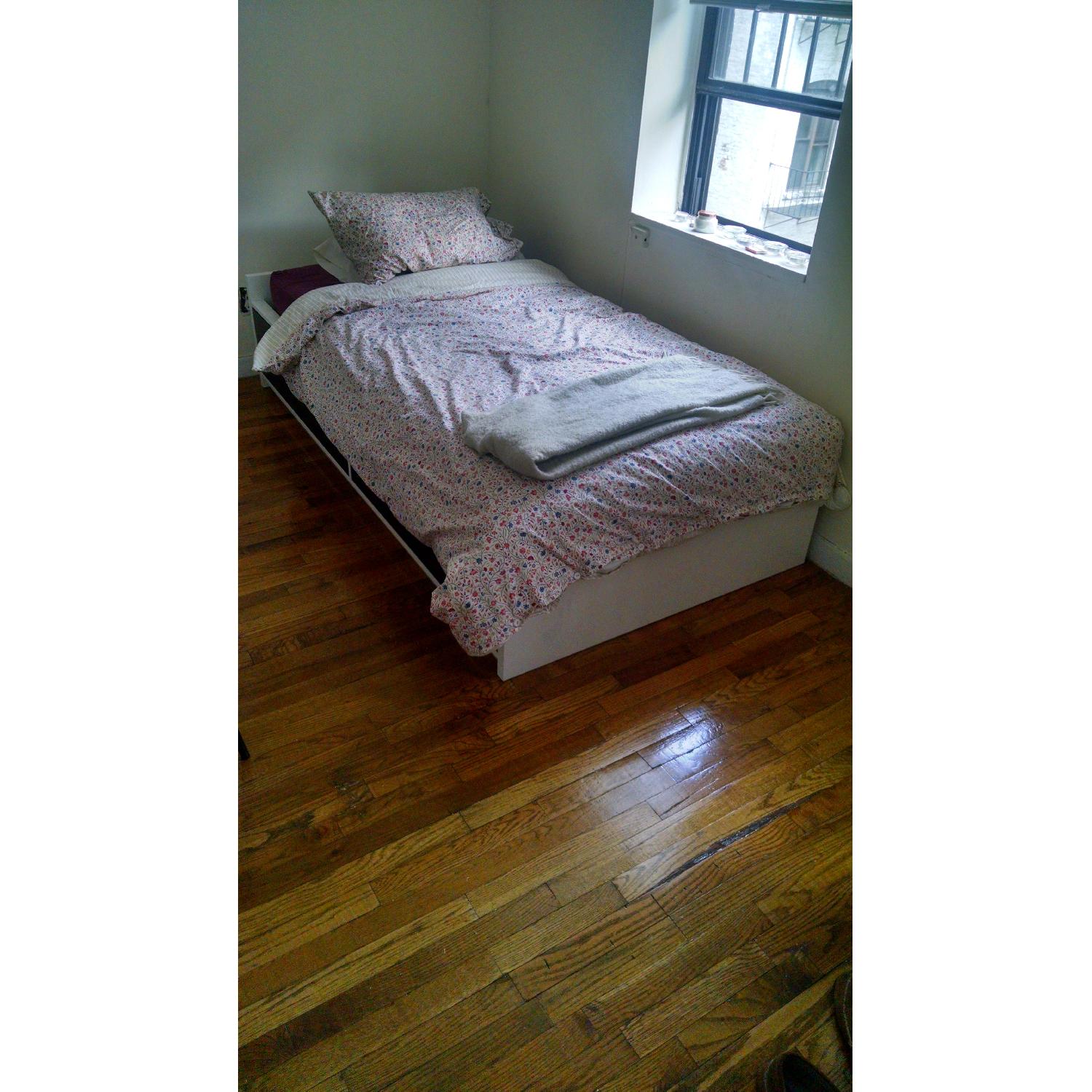 Ikea Flaxa Twin Size Bed w/ Storage - image-1