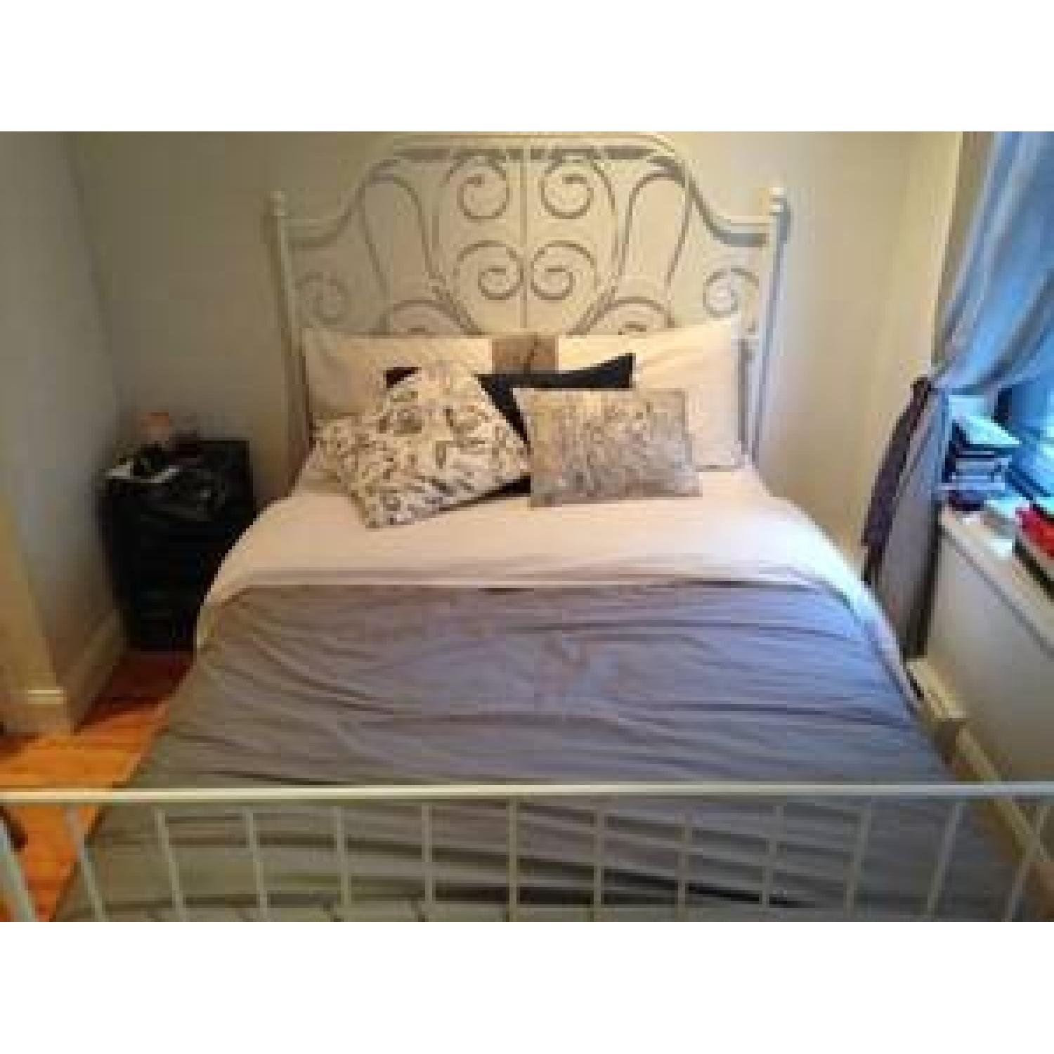 Ikea Full Size Metal Bed Frame - image-1
