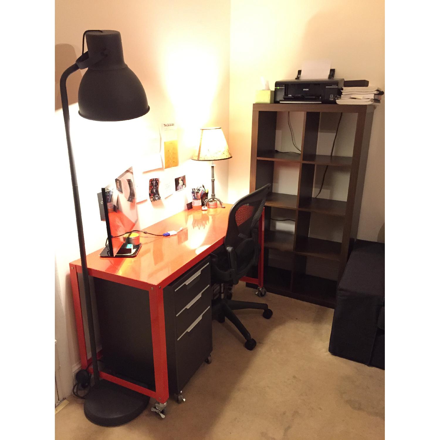 CB2 Go-Cart Rolling Console Table - image-2