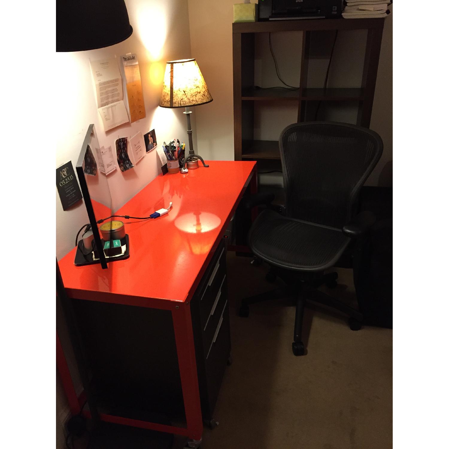 CB2 Go-Cart Rolling Console Table - image-3