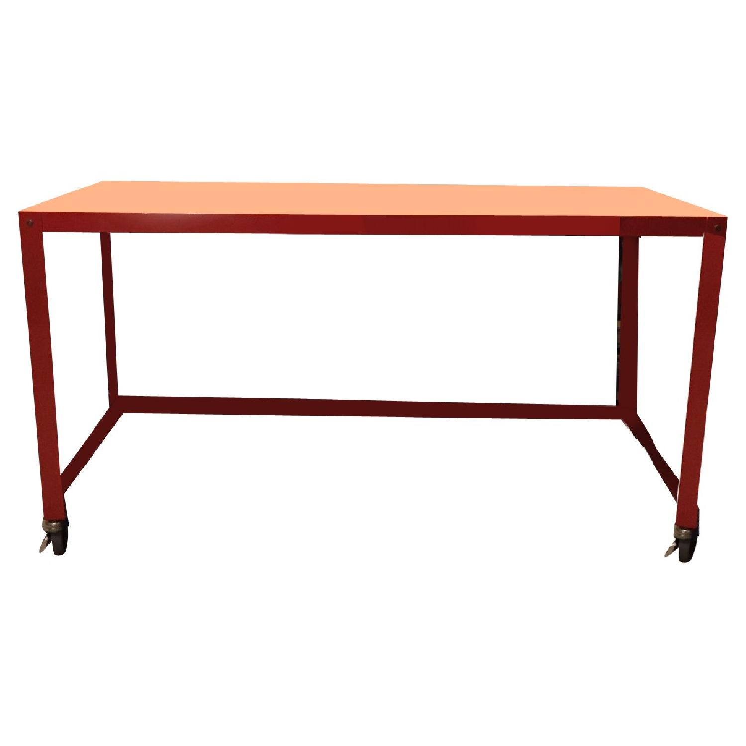 CB2 GoCart Rolling Console Table AptDeco