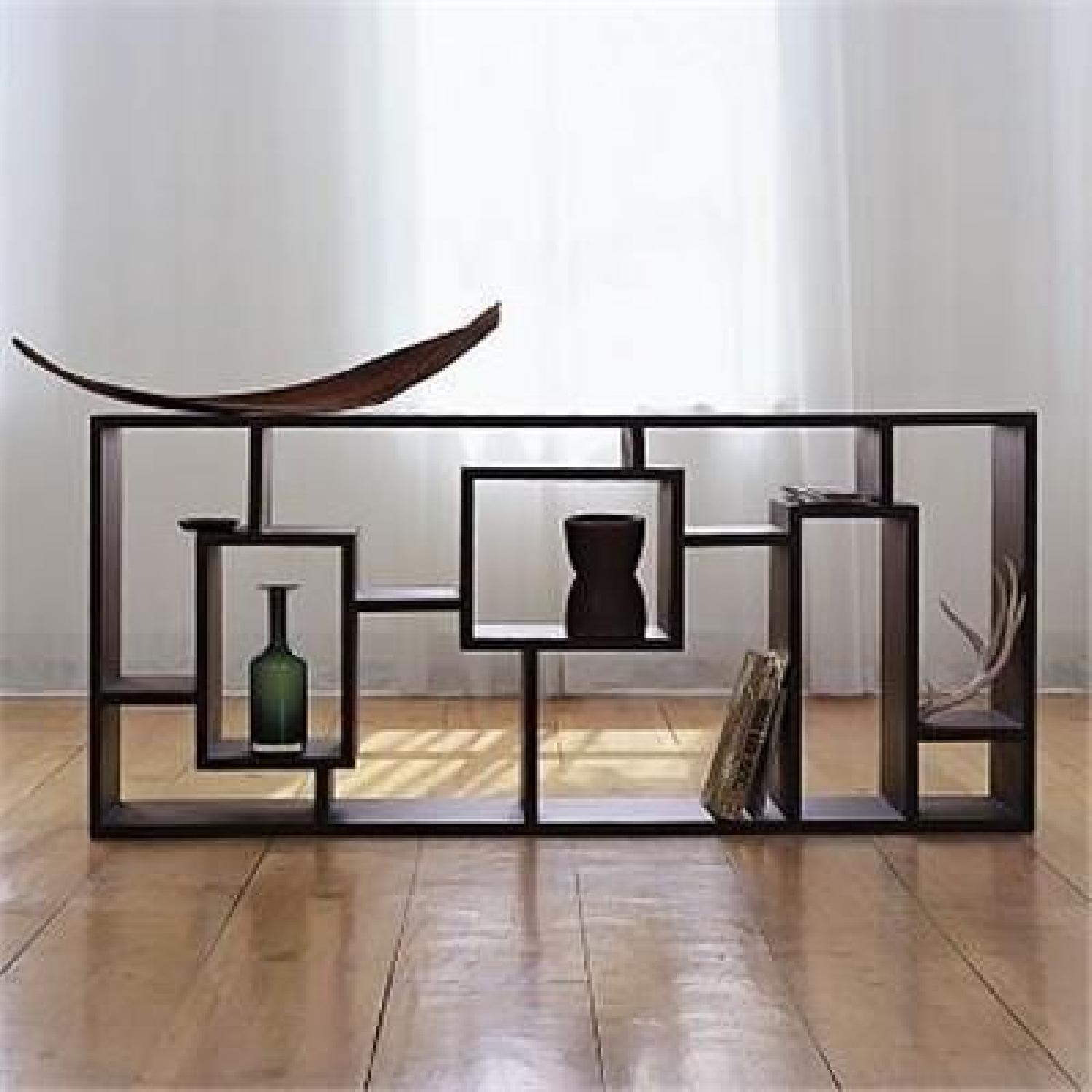 West Elm Geometric Bookcase - image-1