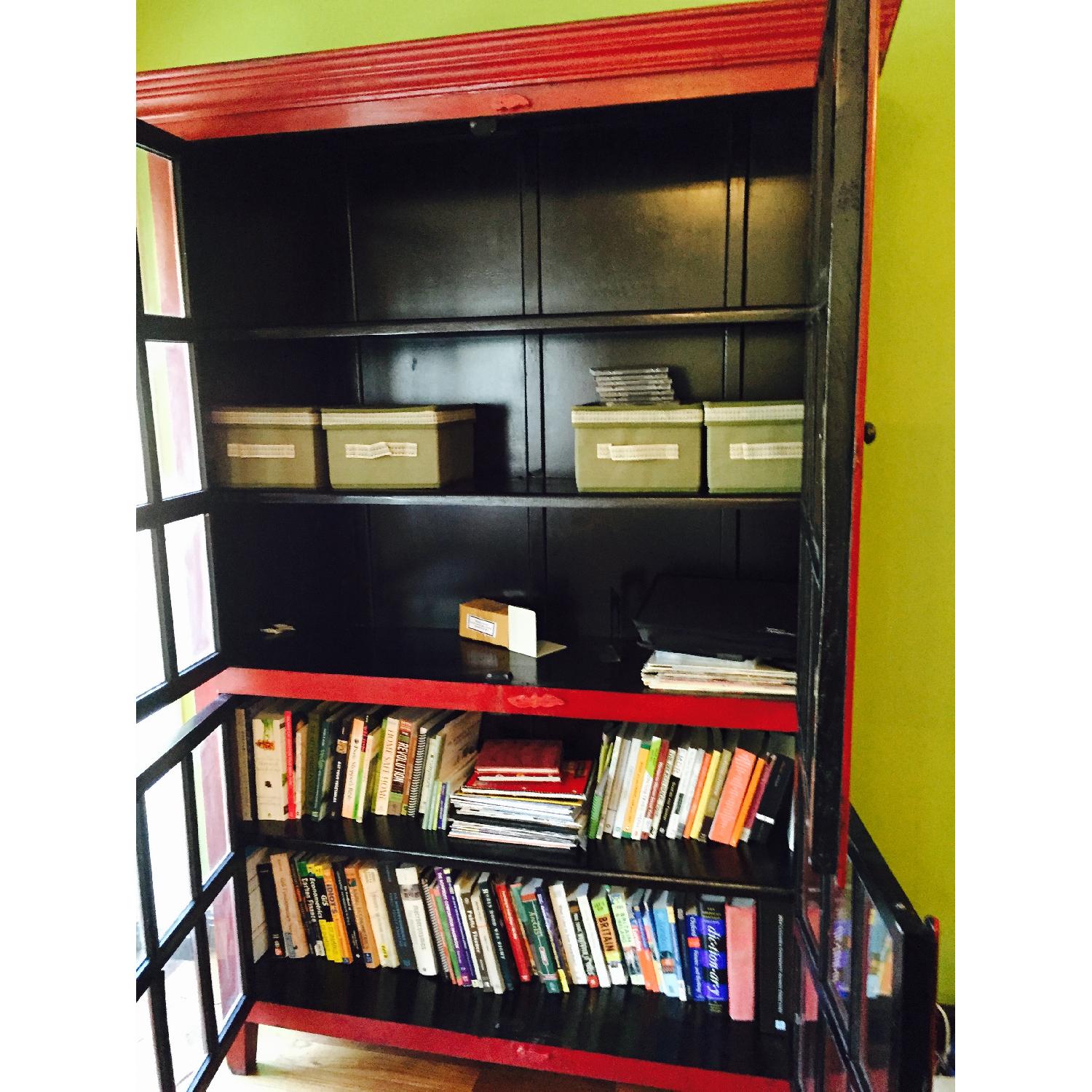 Crate & Barrel Rojo Tall Cabinet - image-2