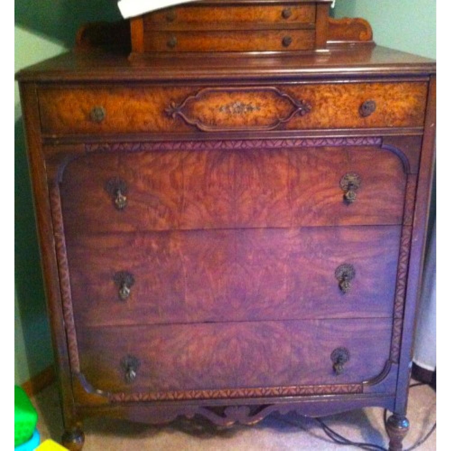 TaylorMade Antique Circa 1930 His & Her Dressers - image-1