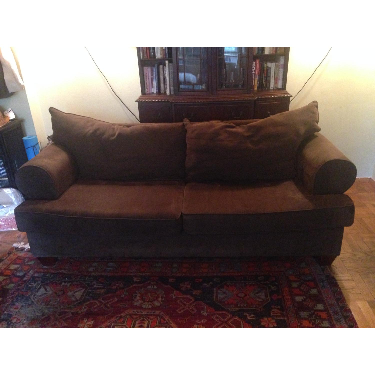 Brown Couch/Sofa - image-1