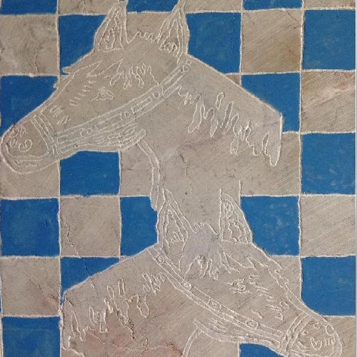 Used Marble Head Horses Wall Art for sale on AptDeco