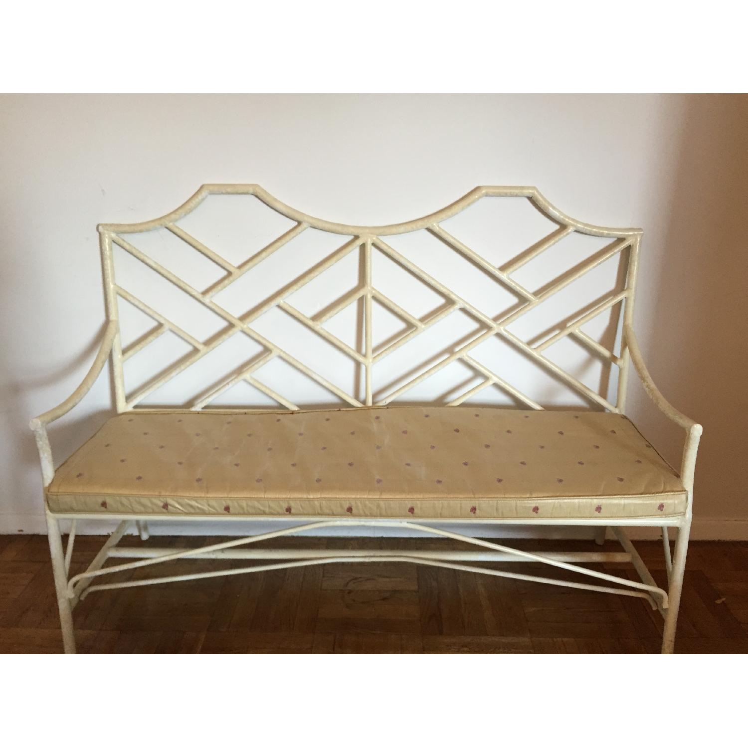 Custom Designed Iron Bench - image-1
