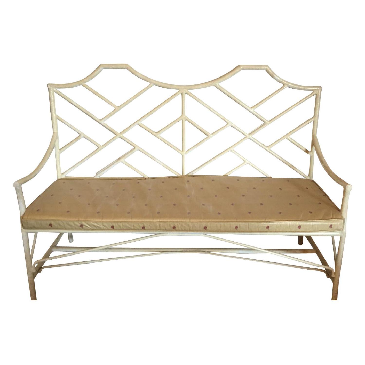Custom Designed Iron Bench - image-0