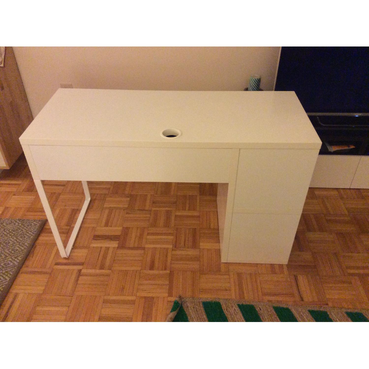 Ikea Micke Desk w/ Integrated Storage AptDeco