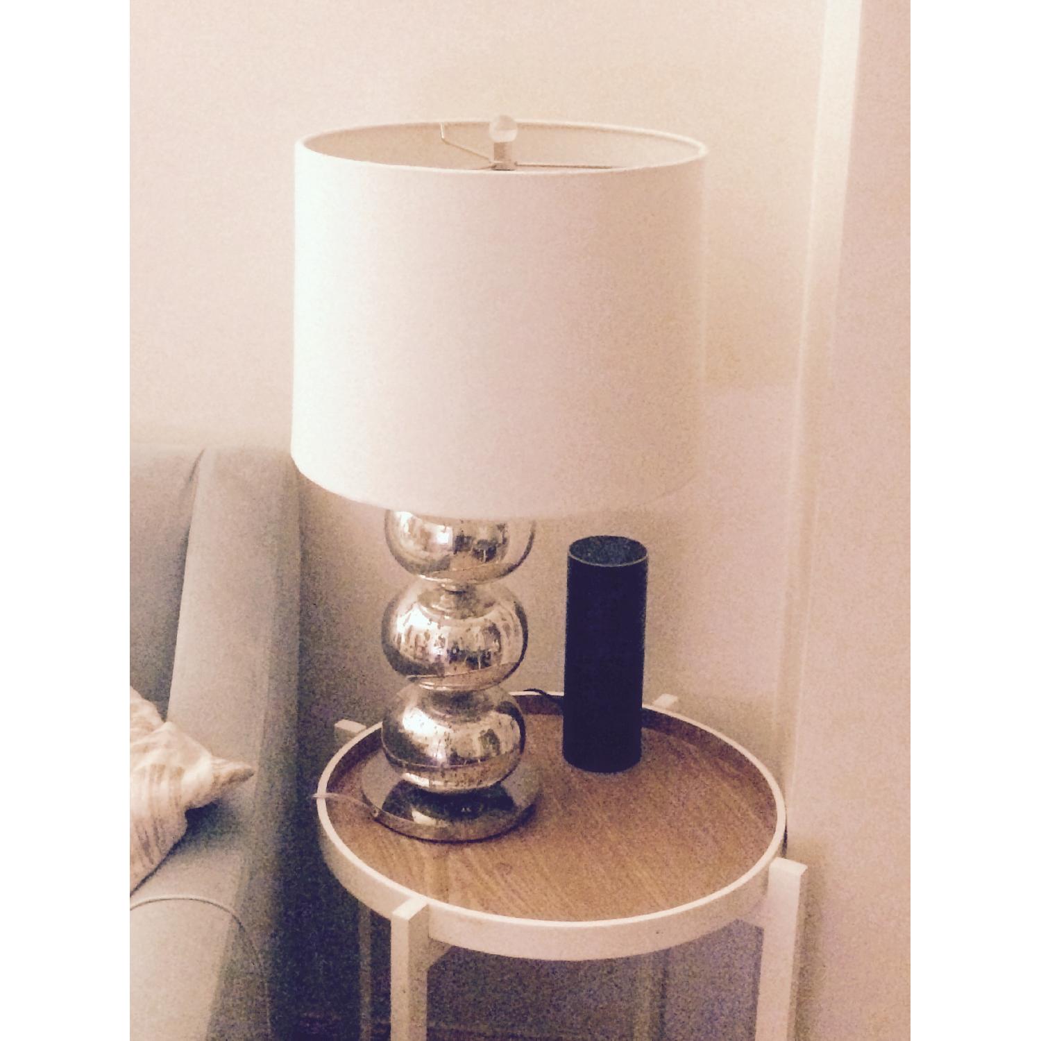 West Elm Abacus Lamps - Pair - image-1