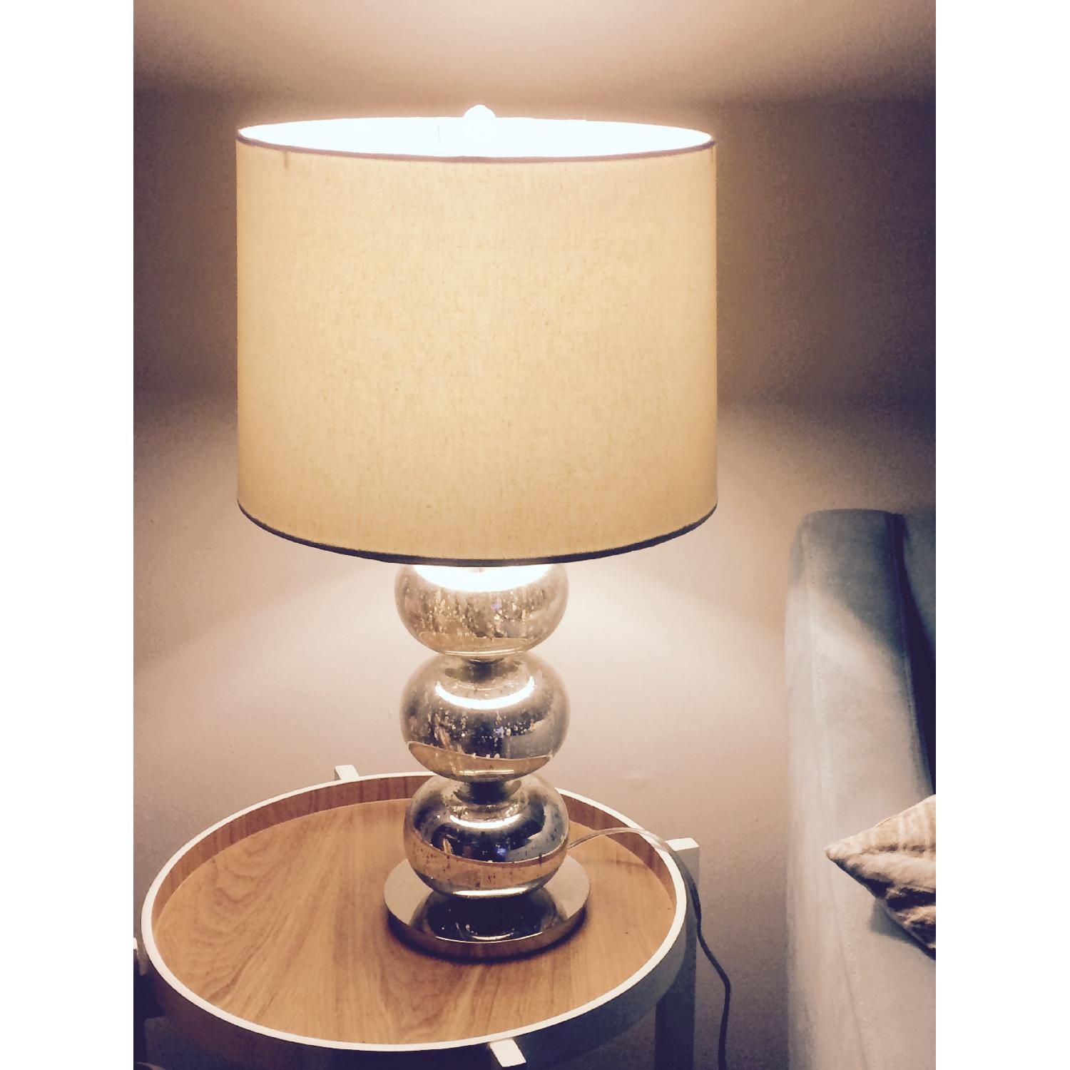 West Elm Abacus Lamps - Pair - image-3